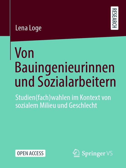 Title details for Von Bauingenieurinnen und Sozialarbeitern by Lena Loge - Available